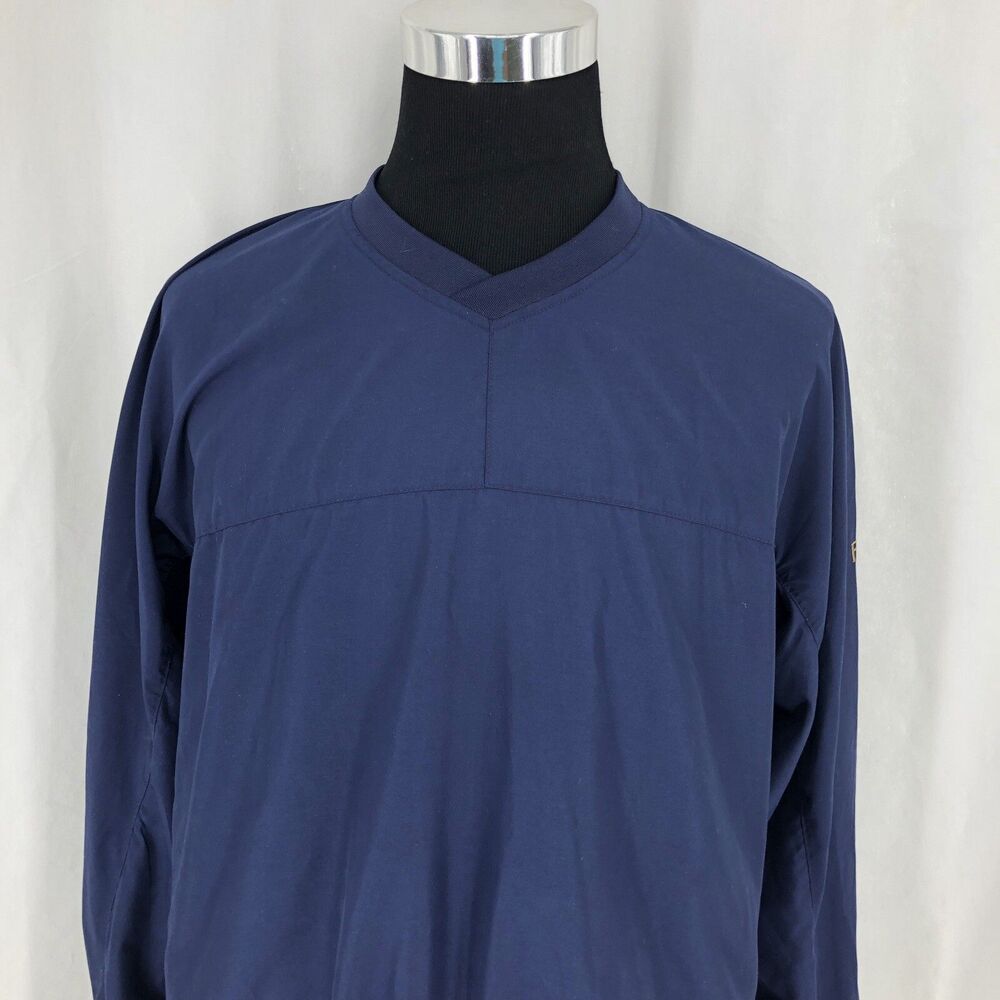 FootJoy Golf Pullover Windbreaker Zip Pocket Long Sleeve Shirt Medium